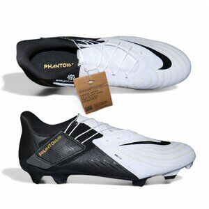 Men’s Size 12 Nike Phantom GX II Academy Soccer Football Cleats White/Gold/Black